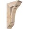 Ekena Millwork Legacy Traditional Smooth Bracket w/ Offset Brace, Douglas Fir, 7 1/2"W x 18"D x 30"H BKT0806X18X30LEC01SDF - alternate 1